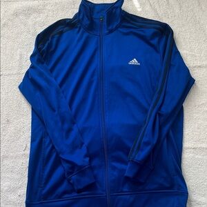 Adidas Men's Royal Blue Windbreaker Jacket